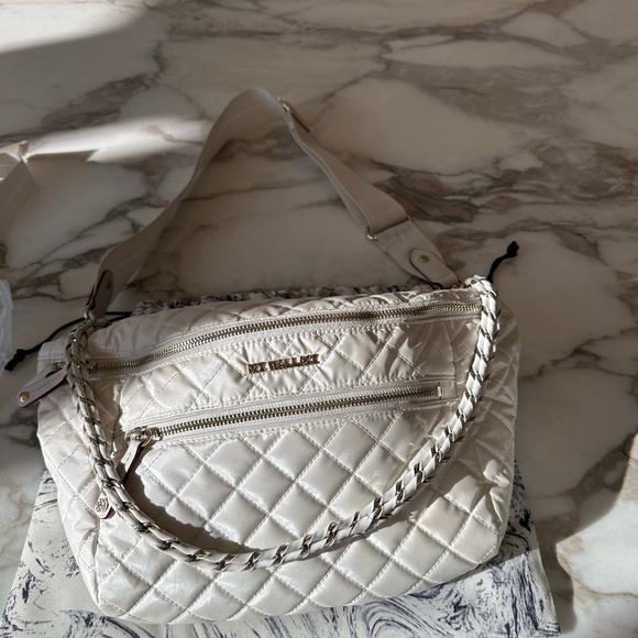 MZ Wallace Pearl Metallic Crosby Crossbody Sling Bag - Picture 2 of 8